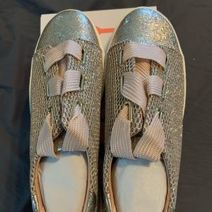Gianni Bini Fashion Metallic Rose/Gold Sneakers